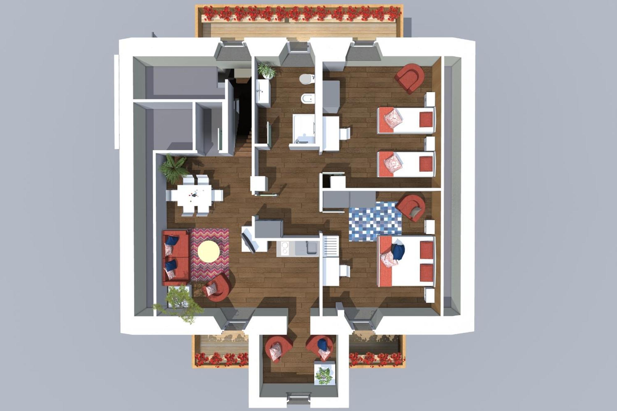 Residence Cavanis Wellness & Spa Сапада Стая снимка